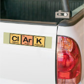 Clark gemaakt van Elements Bumpersticker (Op Truck)