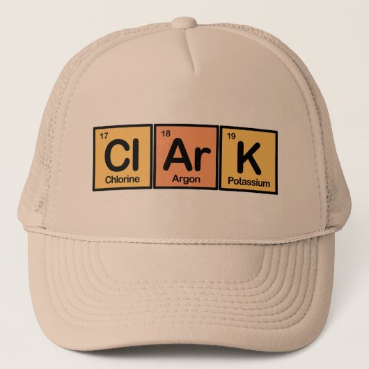 Clark gemaakt van Elements Trucker Pet (Voorkant)