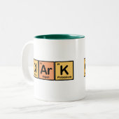 Clark gemaakt van Elements Tweekleurige Koffiemok (Voorkant links)