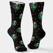 Clark Griswold Kerstmis met grote patroonvergrende Sokken (Gebogen)