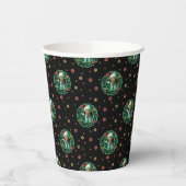 Clark Griswold Kerstmis - Pattern Papieren Bekers (Links)