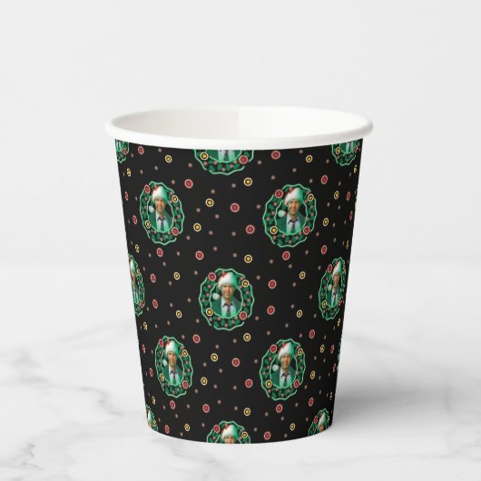 Clark Griswold Kerstmis - Pattern Papieren Bekers (Links)