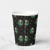 Clark Griswold Kerstmis - Pattern Papieren Bekers (Rechts)