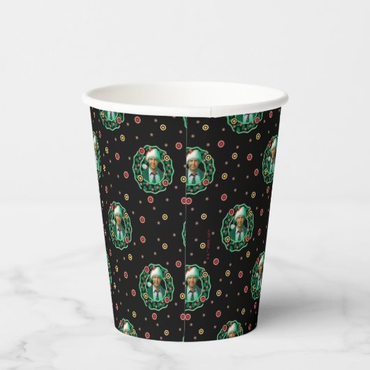 Clark Griswold Kerstmis - Pattern Papieren Bekers (Rechts)