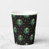 Clark Griswold Kerstmis - Pattern Papieren Bekers (Voorkant)