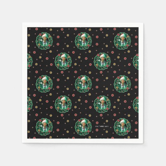 Clark Griswold Kerstmis - Pattern Servet (Voorkant)