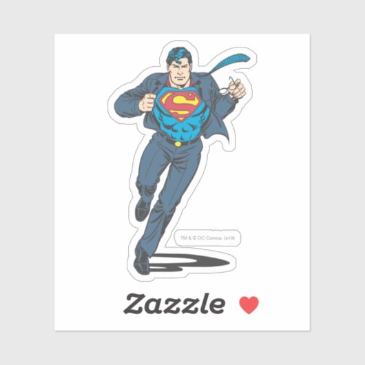 Clark Kent in Superman Suit Sticker (Vel)