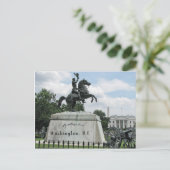 Clark Mills Andrew Jackson Lafayette Sq Washington Briefkaart (Staand voorkant)