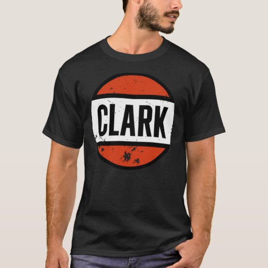 Clark Oil Retro Classic T-Shirt (Voorkant)