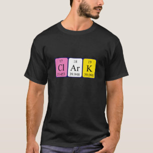 Clark periodiek table name shirt