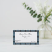 Clark Scottish Tartan Pset Visitekaartje (Staand voorkant)