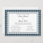 Clark Scottish Wedding Invitation Kaart (Voorkant)