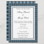 Clark Scottish Wedding Invitation Kaart (Voorkant / Achterkant)