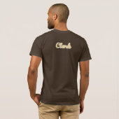 Clark T-Shirt Yellow Logo (Achterkant volledig)