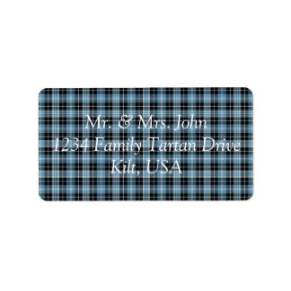 Clark Tartan Label