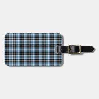 Clark Tartan Pattern Bagagelabel