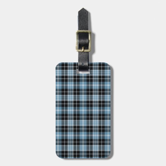 Clark Tartan Pattern Bagagelabel (Voorkant verticaal)