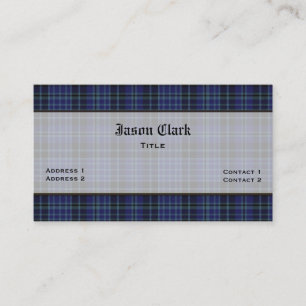 Clark Tartan Pset Custom Visitekaartje