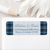 Clark Tartan retour adreslabels Etiket (Insitu)