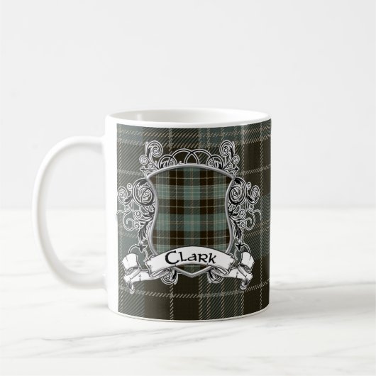 Clark Tartan Shield Koffiemok (Links)