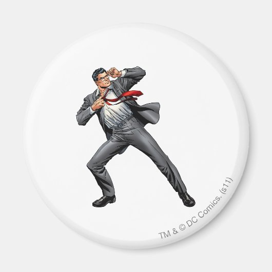 Clark verandert in Superman Magneet (Voorkant)