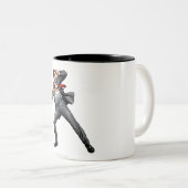 Clark verandert in Superman Tweekleurige Koffiemok (Voorkant rechts)