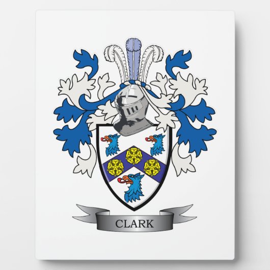 Clark wapenschild fotoplaat (Voorkant)