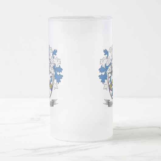 Clark wapenschild matglas bierpul (Center)