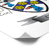 Clark wapenschild poster (Hoek)