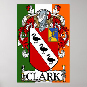 Clark Wapenstaart afdrukken Poster