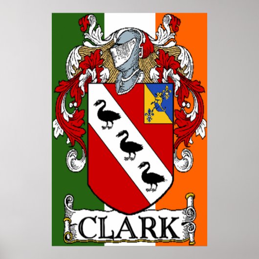 Clark Wapenstaart afdrukken Poster (Voorkant)