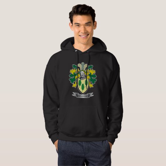 Clarke Coat of Arms Hoodie (Voorkant volledig)