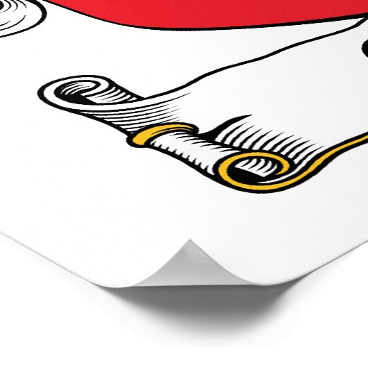 Clarke Family Crest Poster (Hoek)