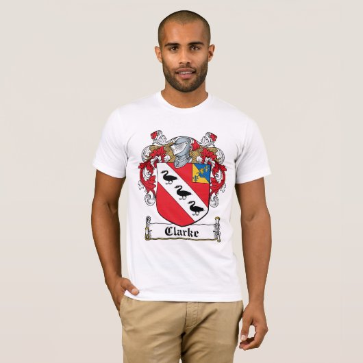 Clarke Family Crest T-shirt (Voorkant volledig)