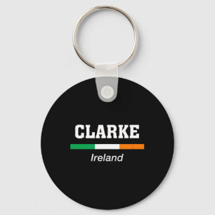 Clarke Ierse familienaam St Patricks Day Ireland F Sleutelhanger
