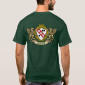 Clarke Irish Shield & Griffins Personalized T-shirt (Achterkant)
