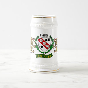 Clarke Irish Shield Personalized Bierpul