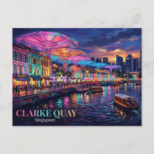 Clarke Quay Singapore Briefkaart