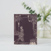 Clarke's Edgar Allan Poe Illustraties Briefkaart (Staand voorkant)