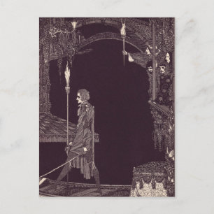 Clarke's Edgar Allan Poe Illustraties Briefkaart