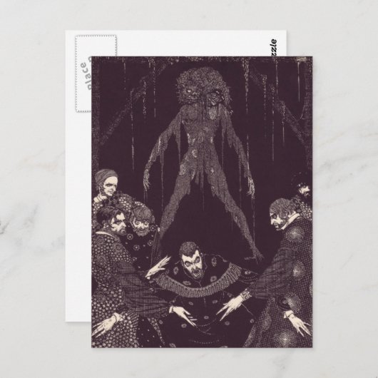 Clarke's Edgar Allan Poe Illustraties Briefkaart (Voorkant / Achterkant)