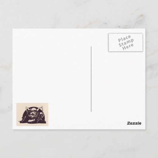 Clarke's Edgar Allan Poe Illustraties Briefkaart (Achterkant)