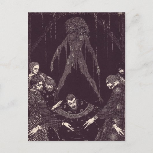 Clarke's Edgar Allan Poe Illustraties Briefkaart (Voorkant)