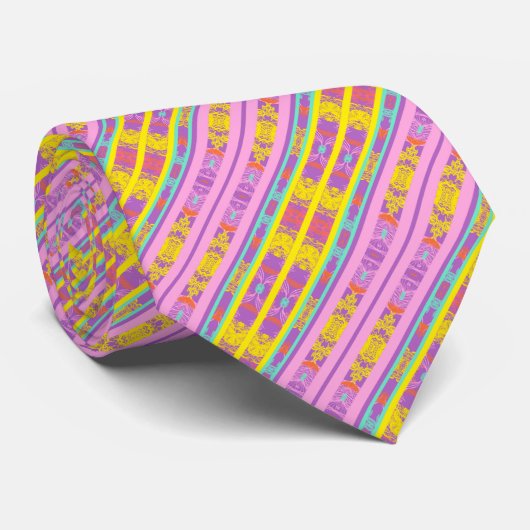 CLARKI – Multicolor Artistieke Statement Das (Opgerold)