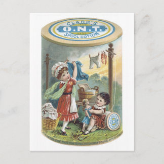 Clarks ONT Spool Cotton Briefkaart