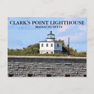 Clark's Point Lighthouse, Massachusetts Briefkaart