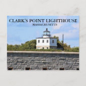 Clark's Point Lighthouse, Massachusetts Briefkaart (Voorkant)