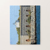Clark's Point Lighthouse, Massachusetts Puzzle Legpuzzel (Verticaal)