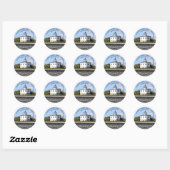 Clarks Point Lighthouse Massachusetts Stickers (Vel)