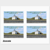Clark's Point Lighthouse, Massachusetts Stickers (Vel)